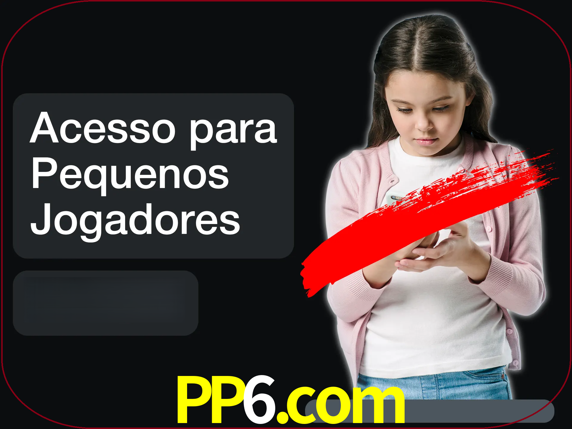 As crianças não podem jogar jogos de cassino.