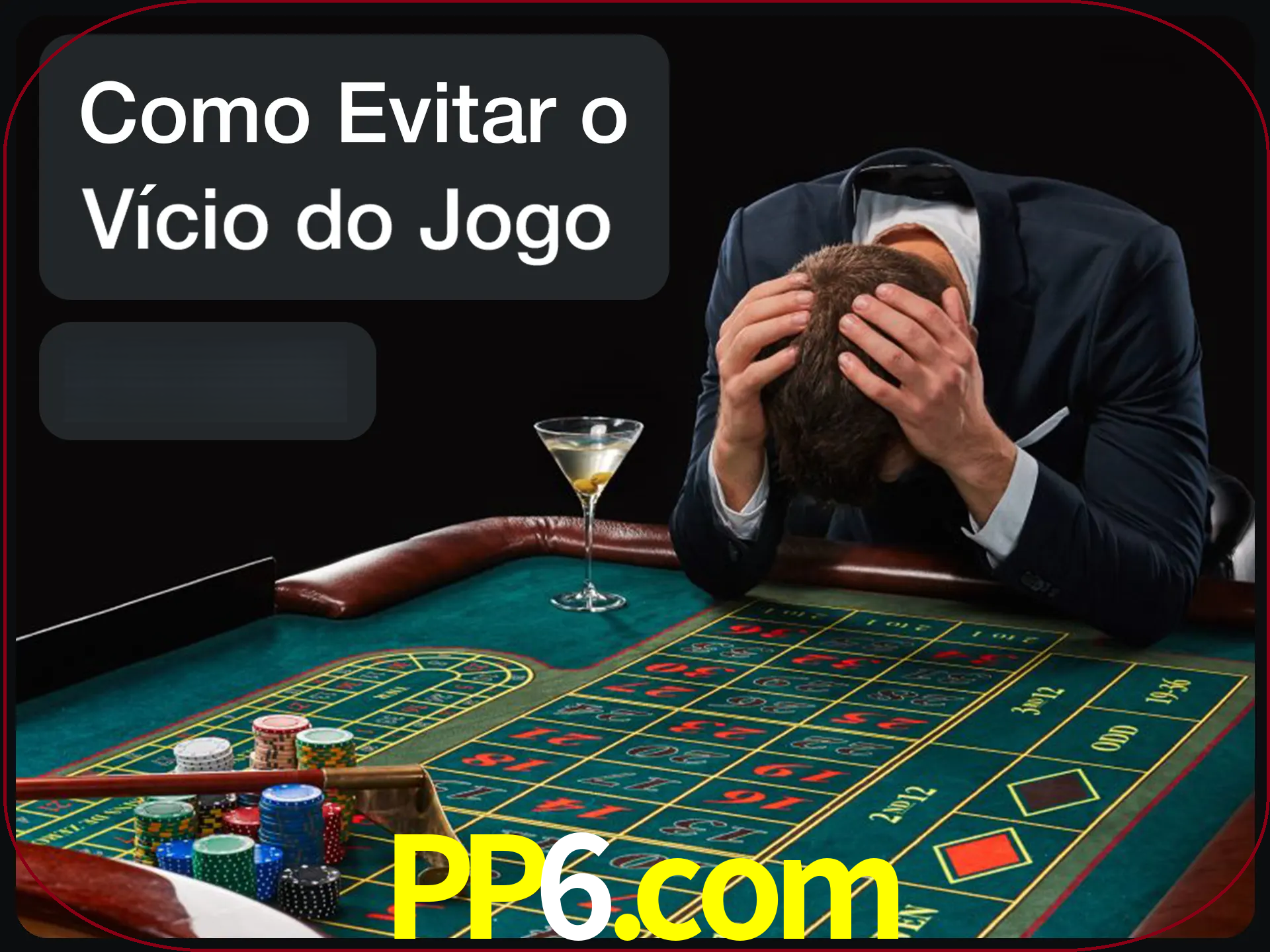 Você é responsável por cada uma de suas apostas.
